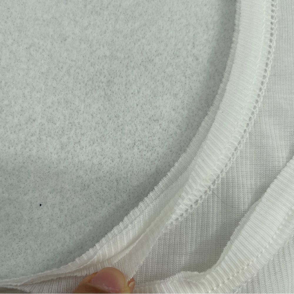 -FP Movement by Free People Very Varsity Women's Ribbed Sheer Tank Top NWT XS - Picture 6 of 15